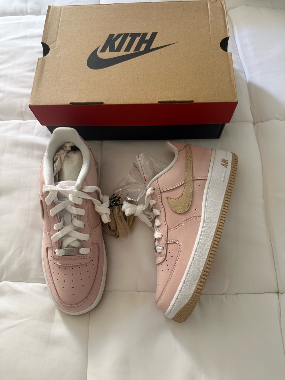 Kith for Nike GS Air Force 1 Linen Collection Big Kids Size 6.5/Women’s Size 8
